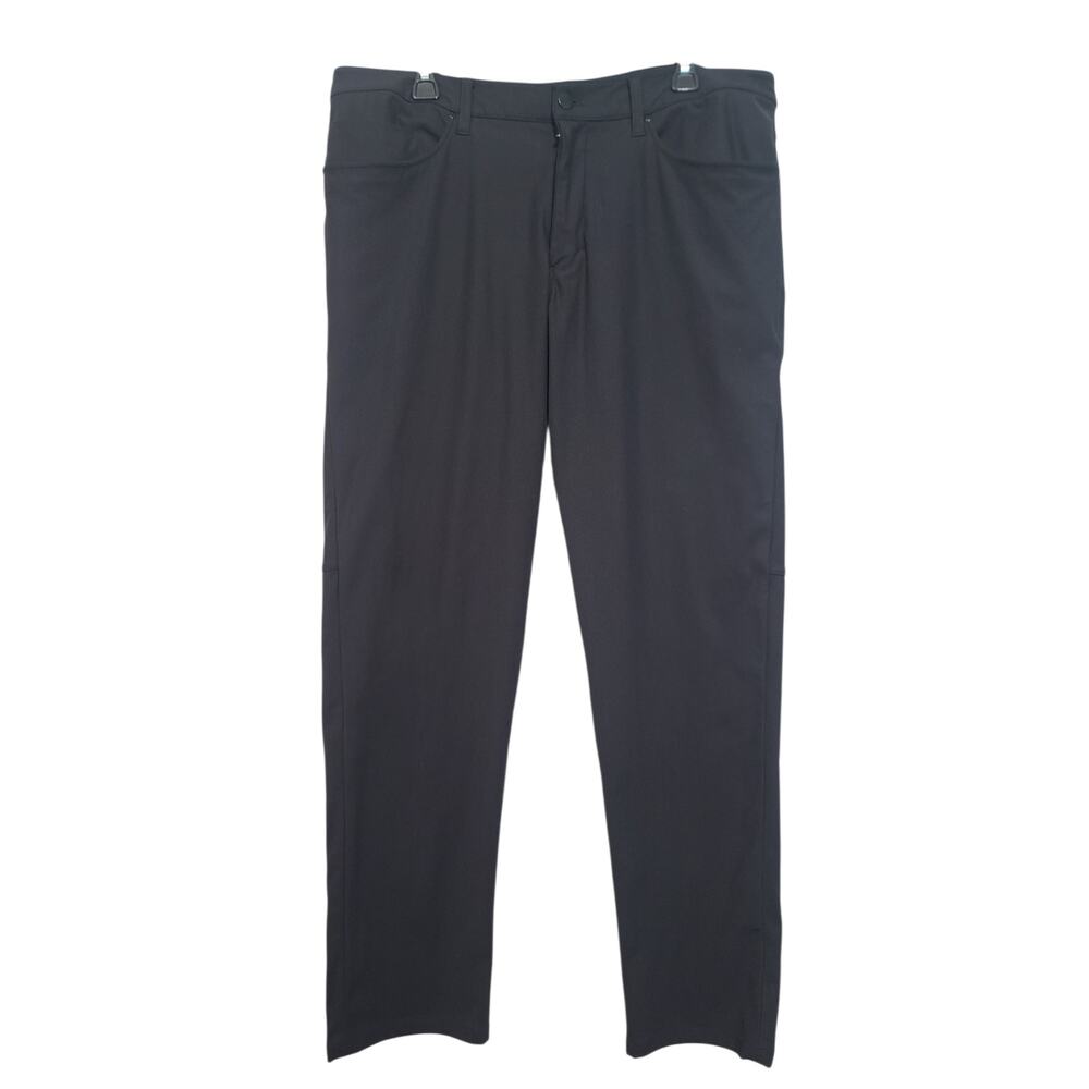 Lululemon Commission Pants Men's Size 36 x 32 Black Technical Chino LM5967S